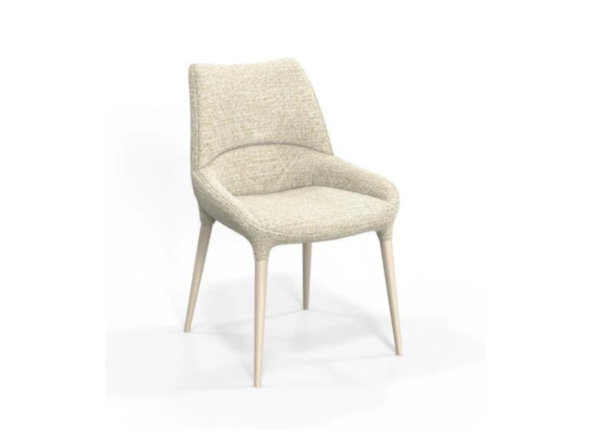 Stoel Shell Cocoon stof Chacha beige Lievens