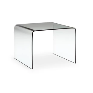 Bijzettafel Mercurio transparant glas T058VH1 Natuzzi Italia