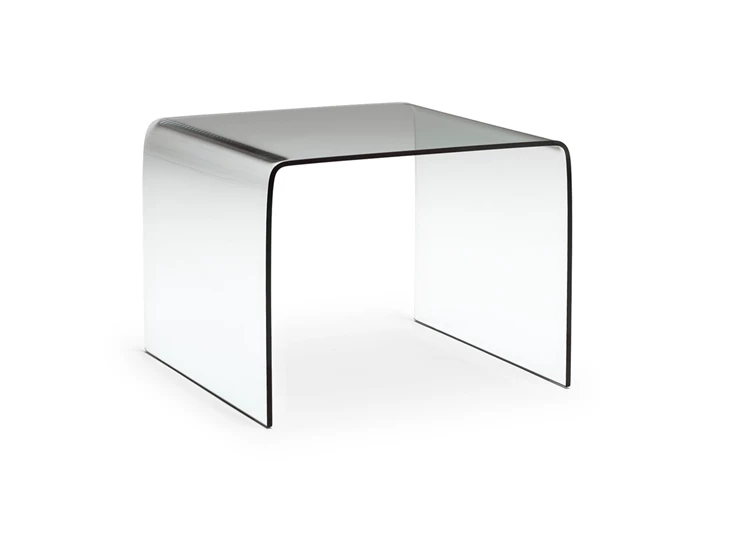 Bijzettafel Mercurio transparant glas T058VH1 Natuzzi Italia