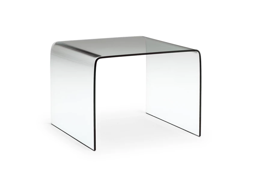 Bijzettafel Mercurio transparant glas T058VH1 Natuzzi Italia