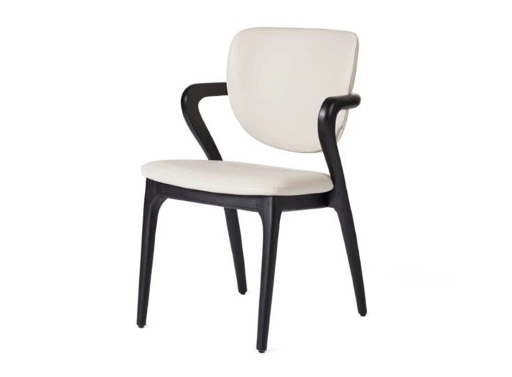 Armstoel Vogue Tempest kunstleder light grey frame black Lievens