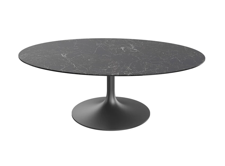 Salontafel Calise ovaal keramiek antraciet Lievens