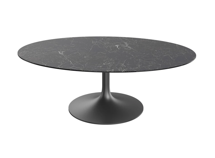 Salontafel Calise ovaal keramiek antraciet Lievens