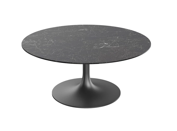 Salontafel Calise rond keramiek antraciet Lievens