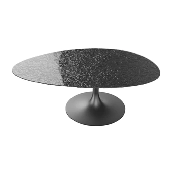 Salontafel Calise onregelmatig waterglas zwart Lievens