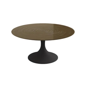 Tafel Droplet Calise waterdrop goud glas Lievens