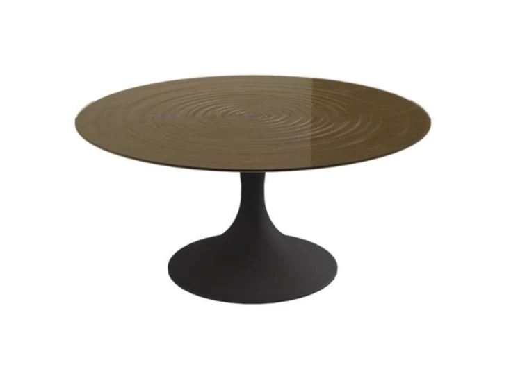 Tafel Droplet Calise waterdrop goud glas Lievens