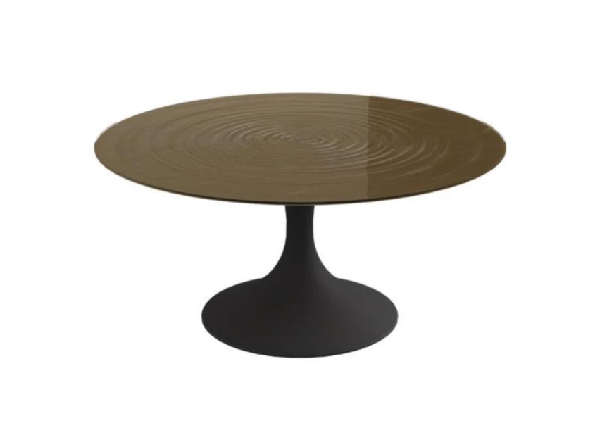 Tafel Droplet Calise waterdrop goud glas Lievens