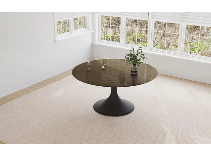 Bovenkant Tafel Droplet Calise waterdrop goud glas Lievens