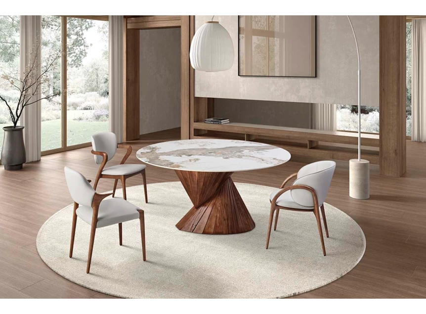 Sfeerfoto Tafel Vortex Barrel keramiek Elysium Brown Lievens