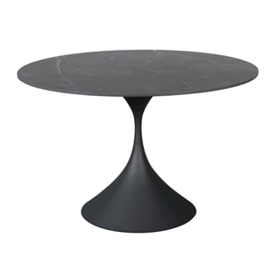 Eettafel Zuli Caily keramiek Elysium Black Lievens
