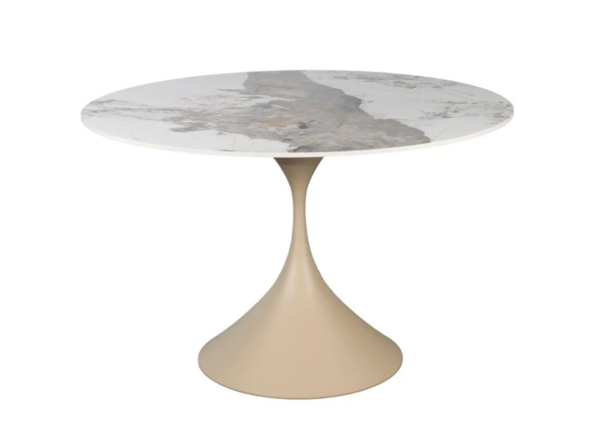 Eettafel Zuli Caily keramiek Elysium Brown Lievens