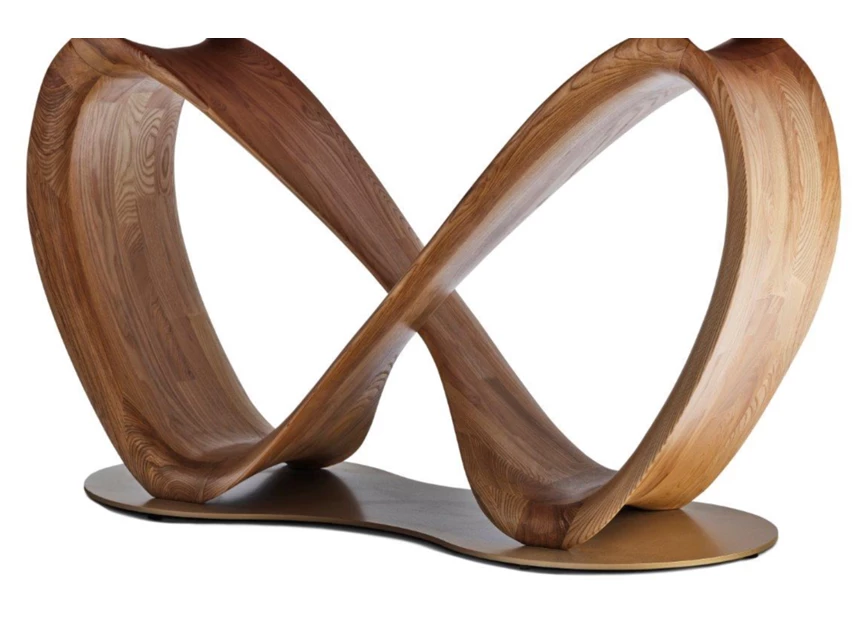 Onderstel brown Eettafel Infinity Lyra Lievens