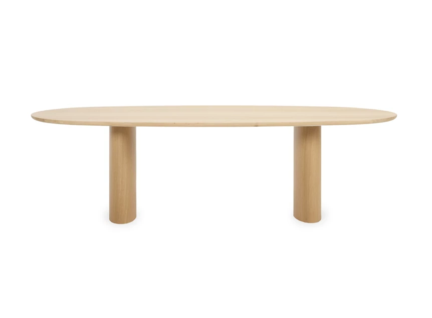 Eettafel Atlas Ellipse massief eik natural 275 cm Vincent Sheppard