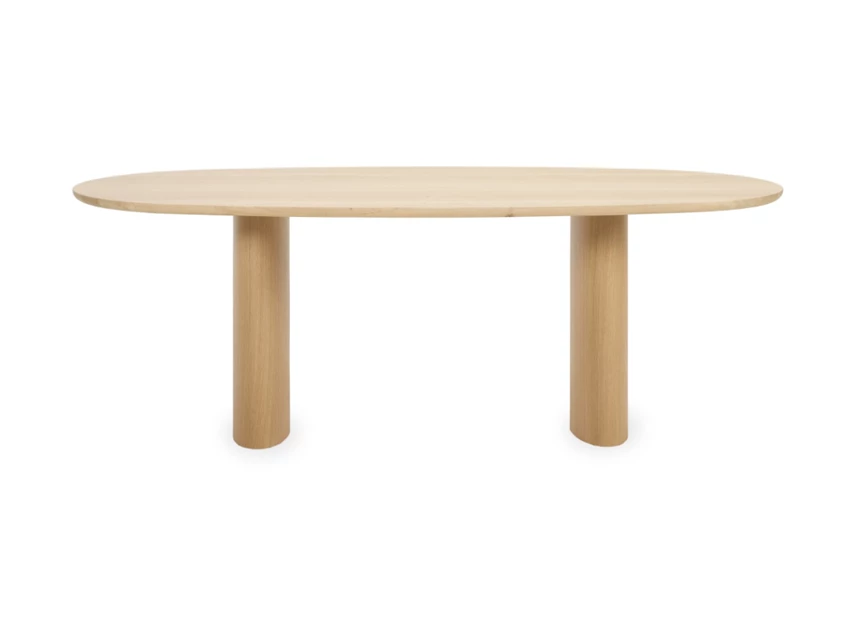 Eettafel Atlas Ellipse massief eik natural 200 cm Vincent Sheppard