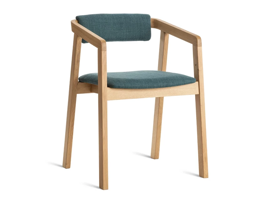 Armstoel Sillon massief eik stof Estetica Home