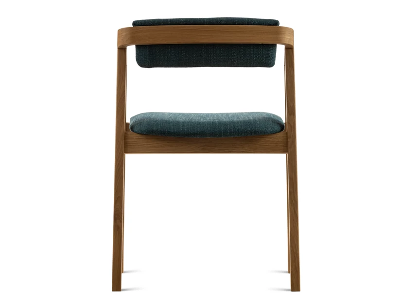 Achterkant Armstoel Sillon massief eik stof Estetica Home