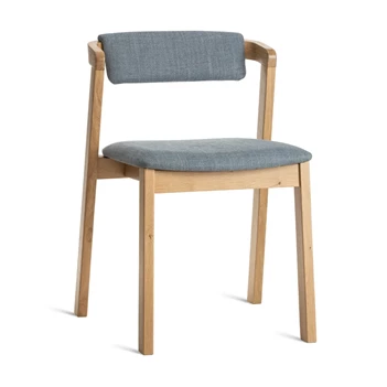 Stoel Sillas stof frame hout eik Estetica Home