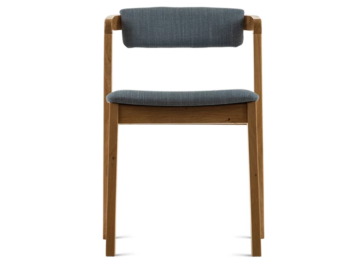 Front Stoel Sillas stof frame hout eik Estetica Home