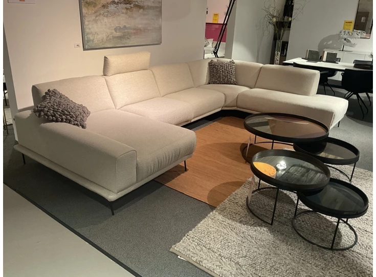 Salon WK670 stof beige WK Wohnen