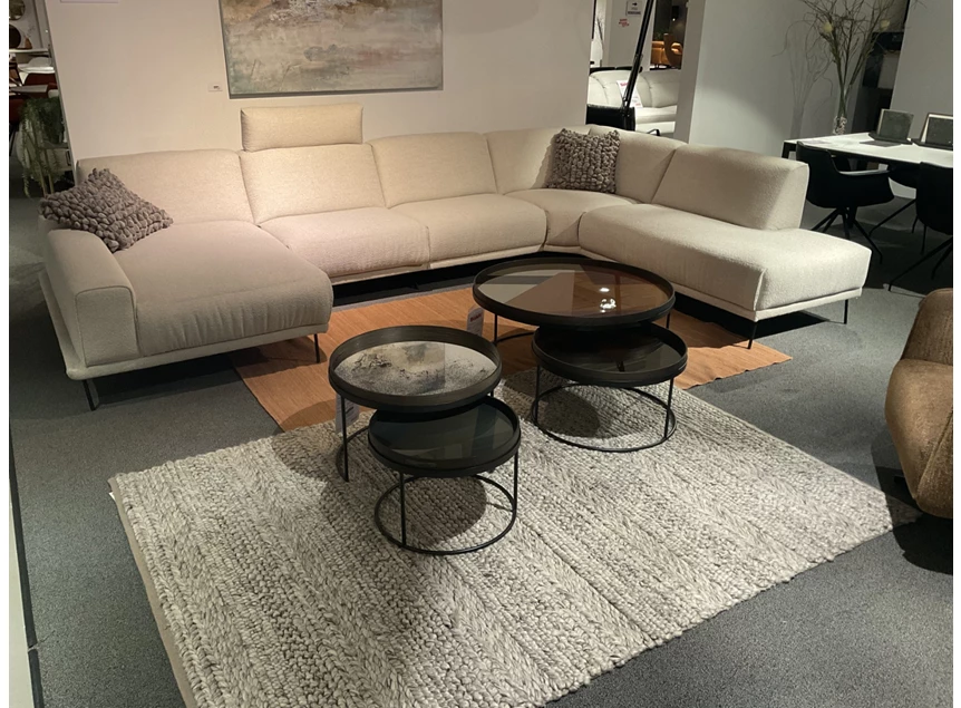 Front Salon WK670 stof beige WK Wohnen