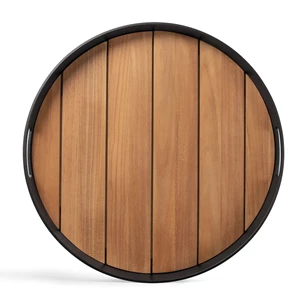 Dienblad Teak Core Outdoor Tray S Round 30002 Ethnicraft