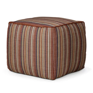 Poef Zahara Outdoor Pouf Terra Stripes 20181 Ethnicraft