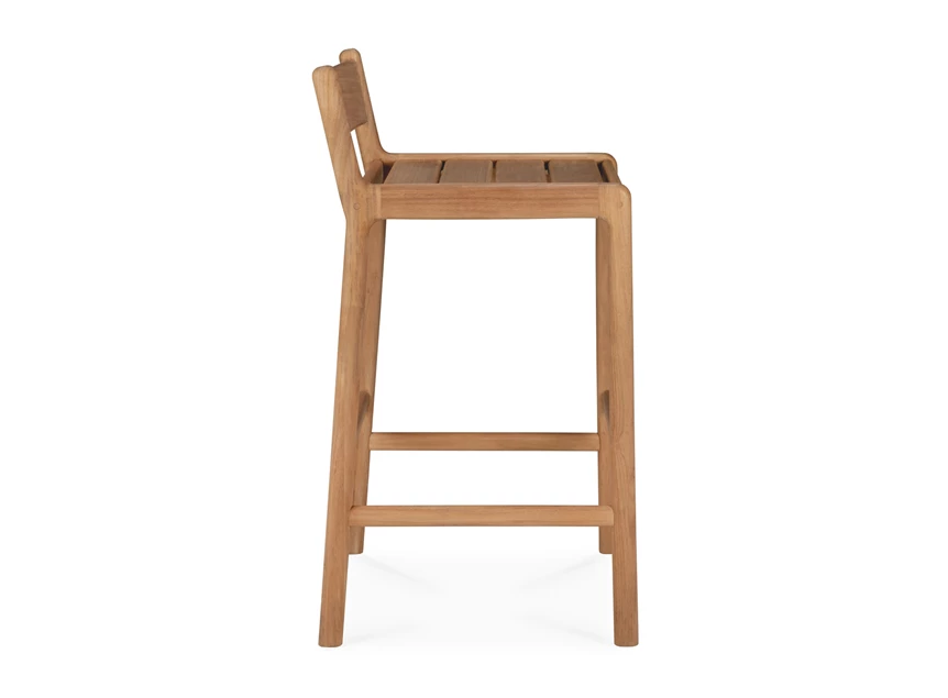 Zijkant Barstoel Teak Jack Outdoor Bar Stool 10282 Ethnicraft