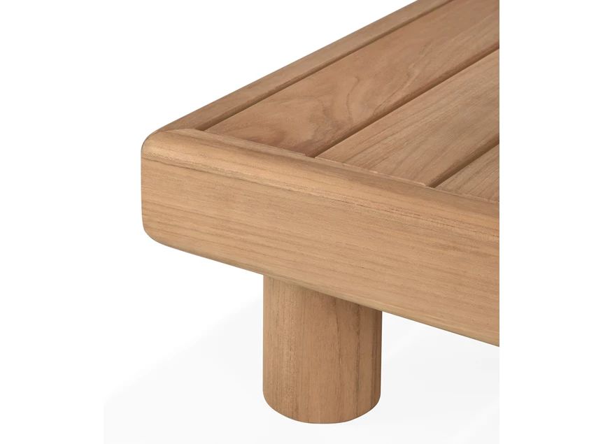 Zijkant Salontafel Teak Monocle Square Coffee Table 10409 Ethnicraft