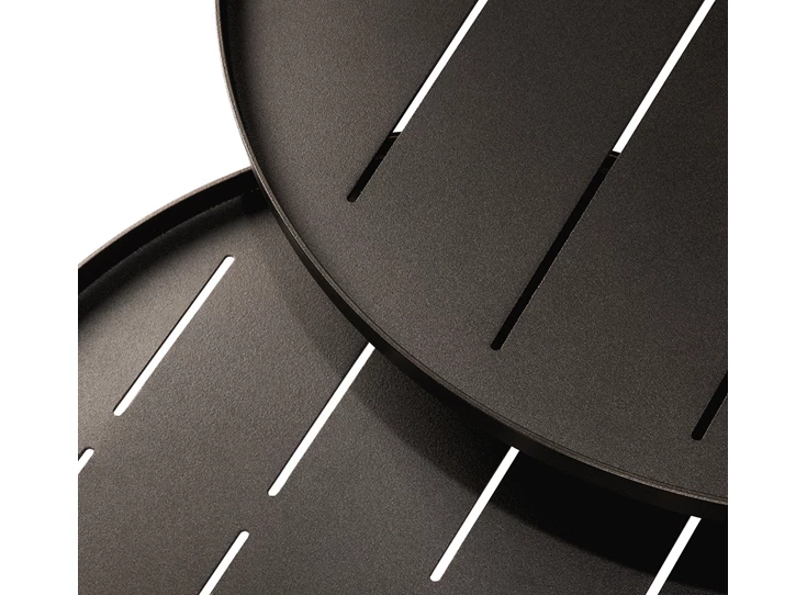 Bovenkant Salontafel Outdoor Tray Coffee Table Set Round S/L Dark Bronze 30009 Ethnicraft