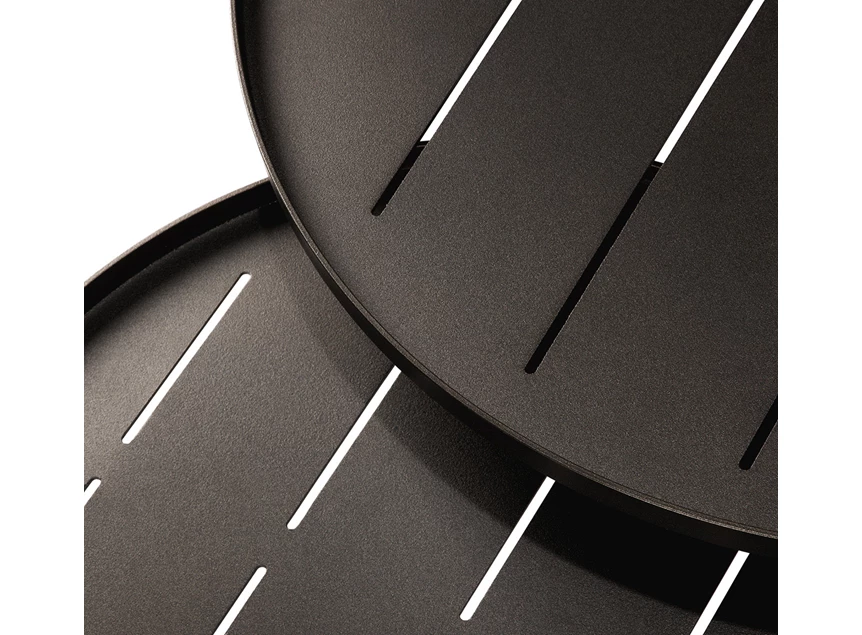 Bovenkant Salontafel Outdoor Tray Coffee Table Set Round S/L Dark Bronze 30009 Ethnicraft