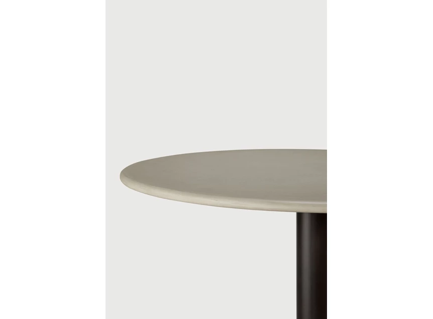 Bladrand Bistrotafel Blend Outdoor Dining Table Concrete Light Grey 60141 Ethnicraft
