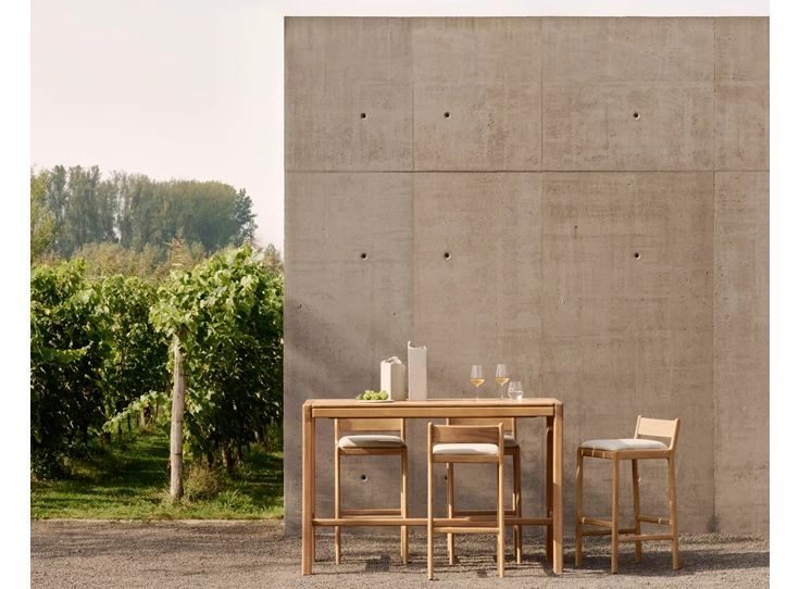 Met barstoelen Bartafel Teak Jack Outdoor Bar Table 10215 Ethnicraft