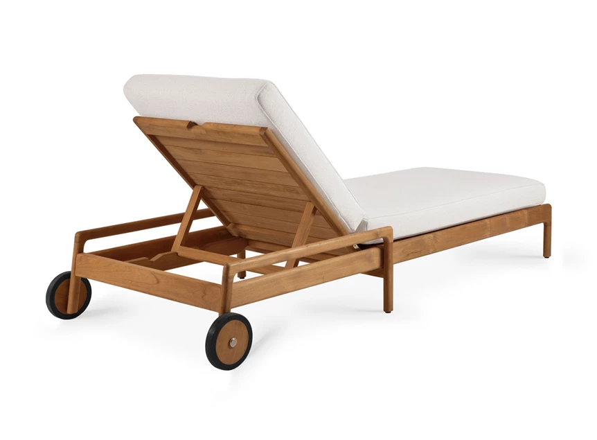 Achterkant Ligzetel Teak Jack Outdoor Adjustable Lounger Off White 10331 Ethnicraft