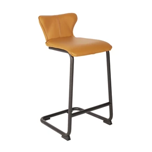 Barstoel Luna Medium leder leem Bree's New World