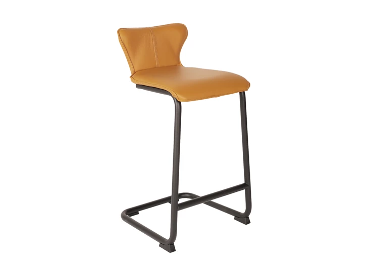 Barstoel Luna Medium leder leem Bree's New World