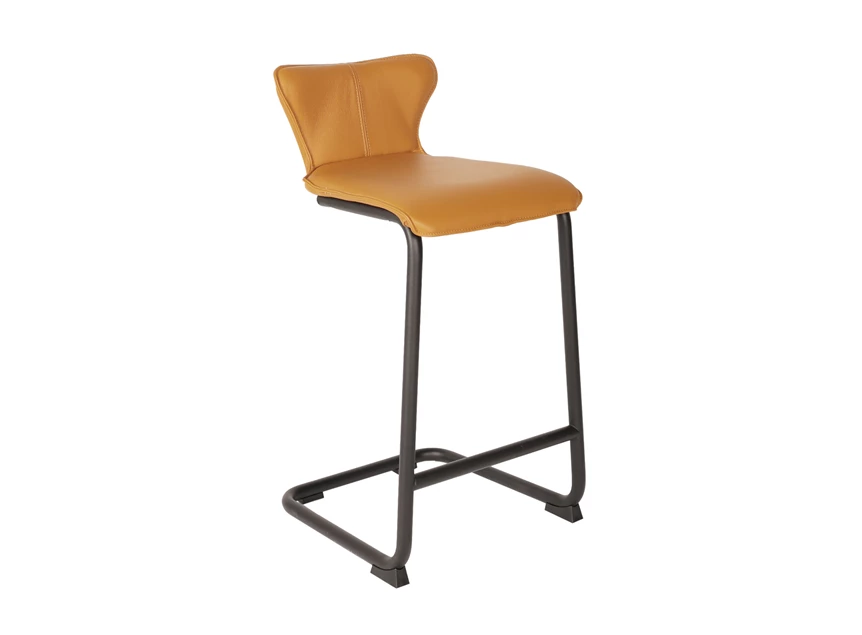 Barstoel Luna Medium leder leem Bree's New World