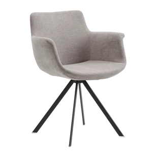 Armstoel Chagall Spinning Base stof Easy Care Stone Joli