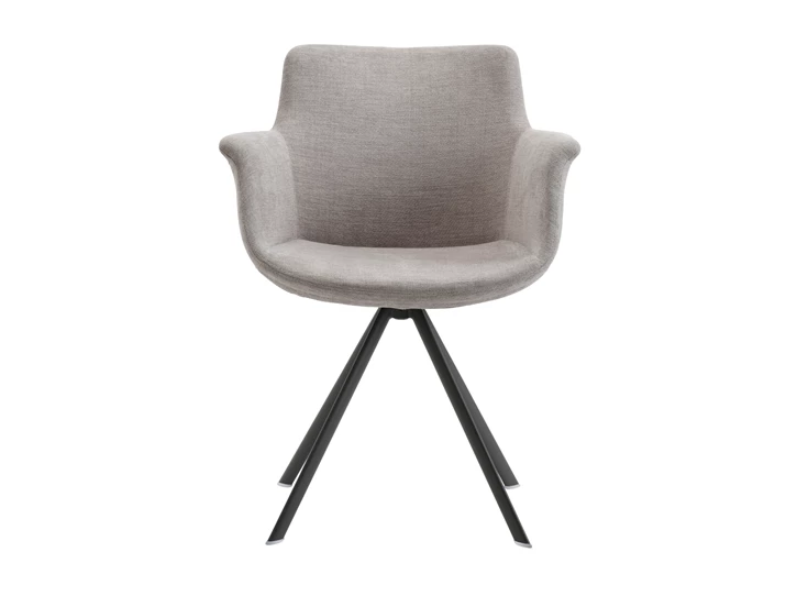 Front Armstoel Chagall Spinning Base stof Easy Care Stone Joli