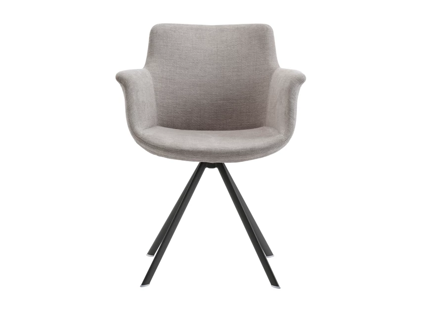 Front Armstoel Chagall Spinning Base stof Easy Care Stone Joli