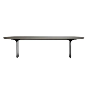 Tafel Arcs Oval keramiek Black Iron Joli
