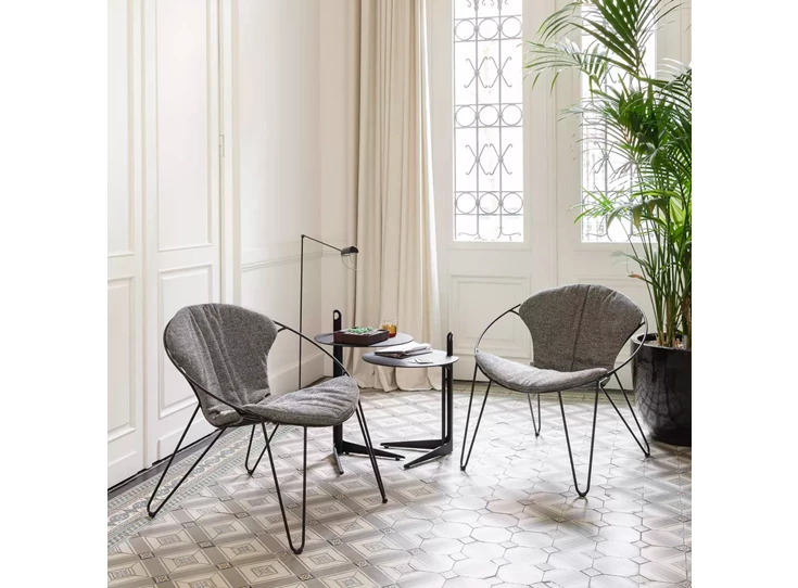 Bijzettafel Collins Small metaal zwart Joli