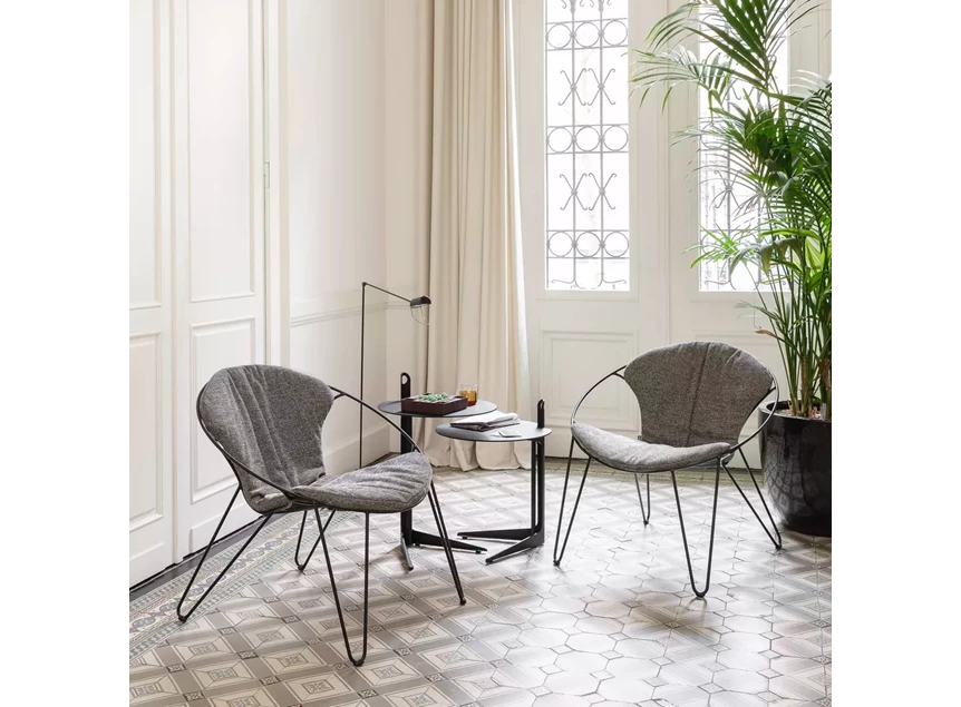 Bijzettafel Collins Small metaal zwart Joli