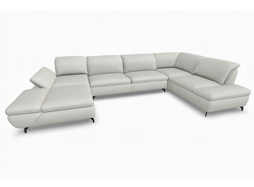 Hoeksalon Taoo met longchair stof beige Willi Schillig