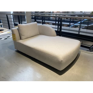 Longchair Large Medusa stof Loop Chalk Passe Partout