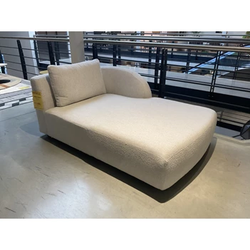 Longchair Large Medusa stof Loop Chalk Passe Partout