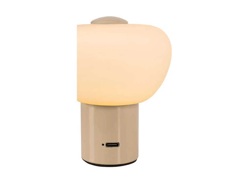 Gustav tafellamp beige aansluiting