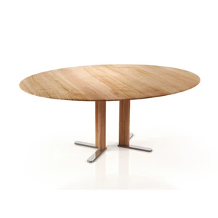 Eettafel Cima Ovaal massief hout beuk Willisau