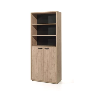 Neyt Bureaukast C Hoge kast 2 deuren/3 vakken Golden oak