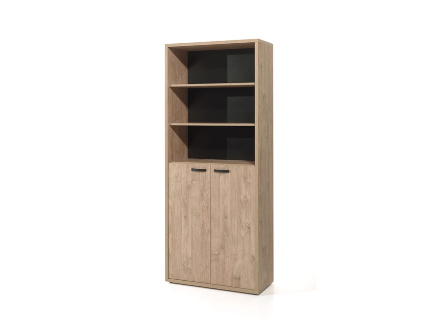 Neyt Bureaukast C Hoge kast 2 deuren/3 vakken Golden oak